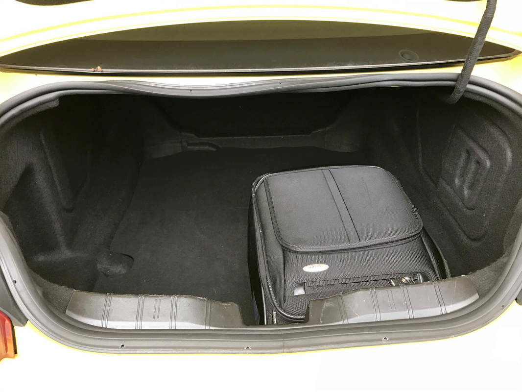 Trunk Space of the Chevy Camaro SS 2016